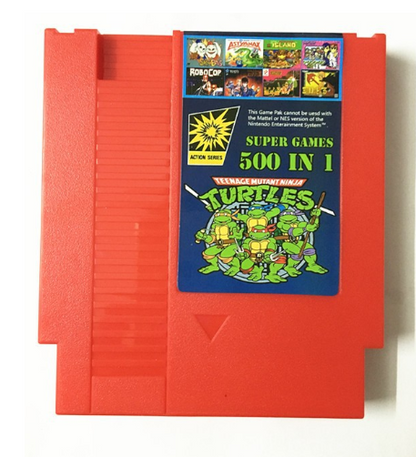 NES Game Card - 500 in 1 Game Cartridge