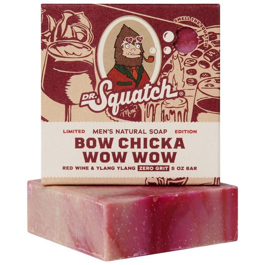 Dr. Squatch All Natural Bar Soap for Men Limited Edition Bow Chicka Wow Wow